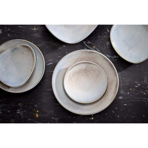 Olympia Ember Blue Triangle Plates 308mm (Pack of 4)