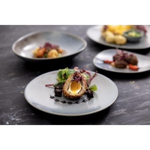 Olympia Ember Blue Coupe Plates 230mm (Pack of 6)