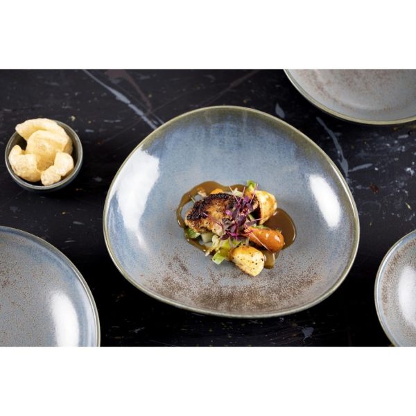 Olympia Ember Blue Coupe Bowls 152mm (Pack of 6)