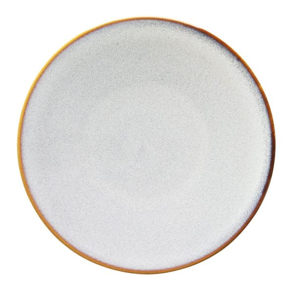 Olympia Drift Grey Plain Coupe Plates 180mm (Pack of 6)