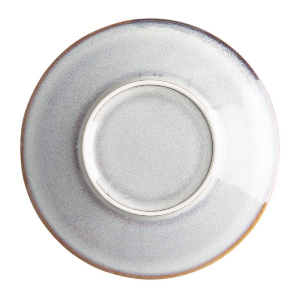 Olympia Drift Grey Plain Coupe Plates 180mm (Pack of 6)
