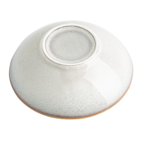 Olympia Drift Grey Plain Coupe Bowls 155mm (Pack of 6)