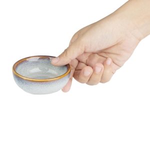 Olympia Drift Grey Plain Dipping Dishes 78mm (Pack of 8)