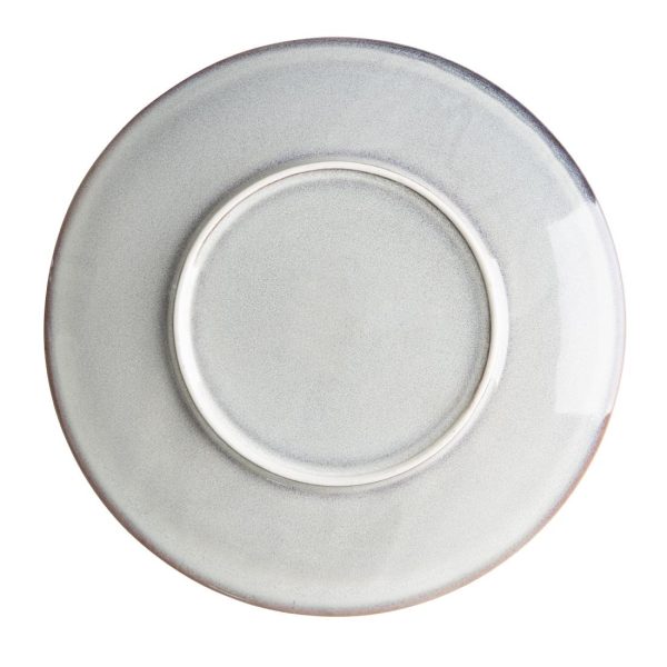 Olympia Drift Grey Embossed Coupe Plates 280mm (Pack of 4)