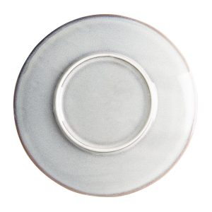 Olympia Drift Grey Embossed Coupe Plates 220mm (Pack of 6)