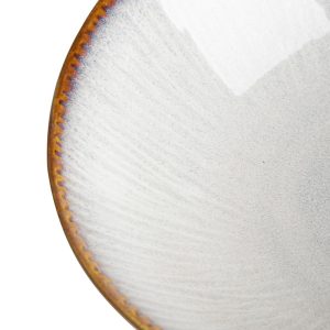 Olympia Drift Grey Embossed Coupe Bowls 205mm (Pack of 4)