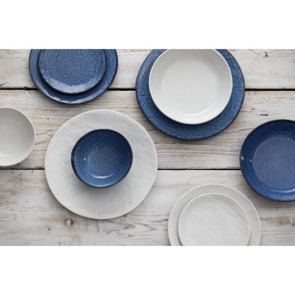 Olympia Denim Blue Coupe Plates 180mm (Pack of 6)