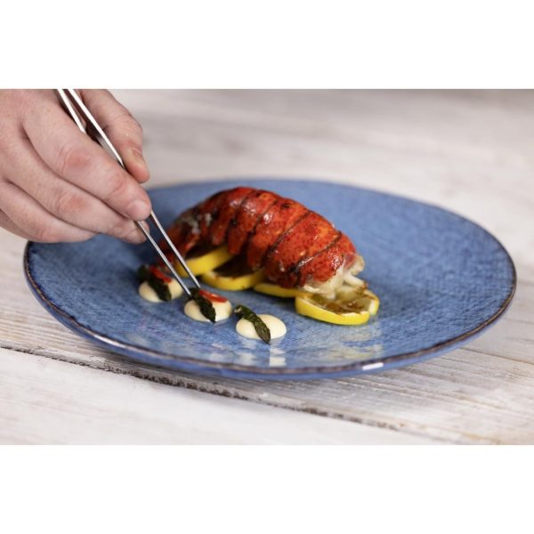 Olympia Denim Blue Coupe Plates 285mm (Pack of 4)