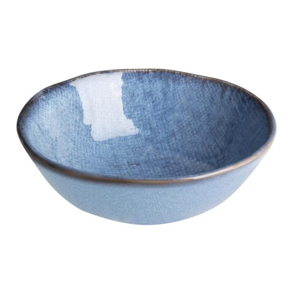 Olympia Denim Blue Coupe Bowls 160mm (Pack of 6)