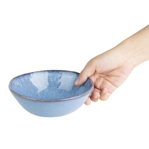Olympia Denim Blue Coupe Bowls 160mm (Pack of 6)