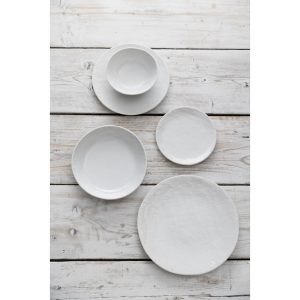 Olympia Denim White Coupe Plates 230mm (Pack of 6)