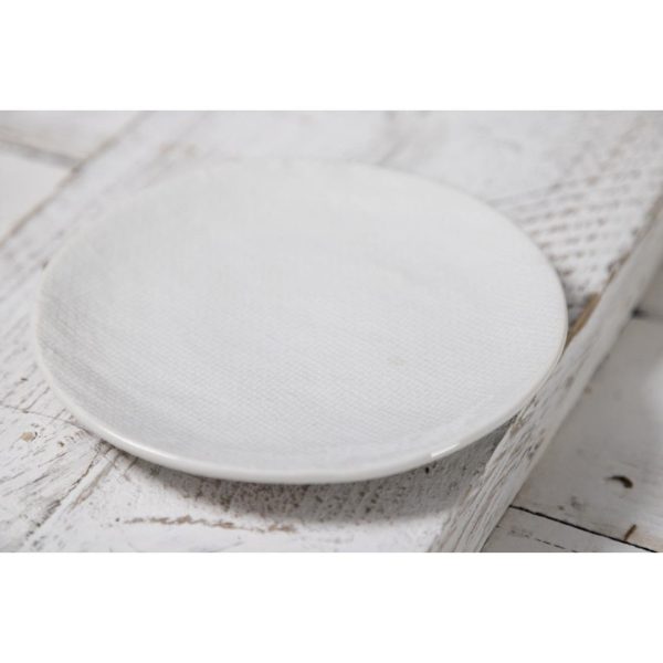 Olympia Denim White Coupe Plates 180mm (Pack of 6)