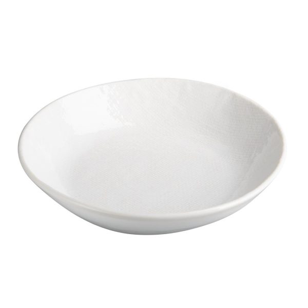 Olympia Denim White Coupe Bowls 220mm (Pack of 6)