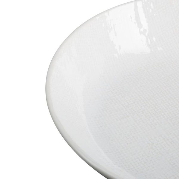 Olympia Denim White Coupe Bowls 220mm (Pack of 6)