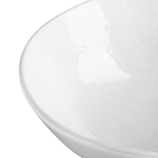 Olympia Denim White Coupe Bowls 160mm (Pack of 6)