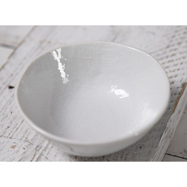 Olympia Denim White Coupe Bowls 160mm (Pack of 6)