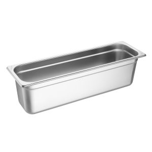 Vogue Stainless Steel Gastronorm 2/4 Tray 150mm