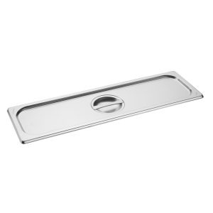 Vogue Stainless Steel Gastronorm 2/4 Lid