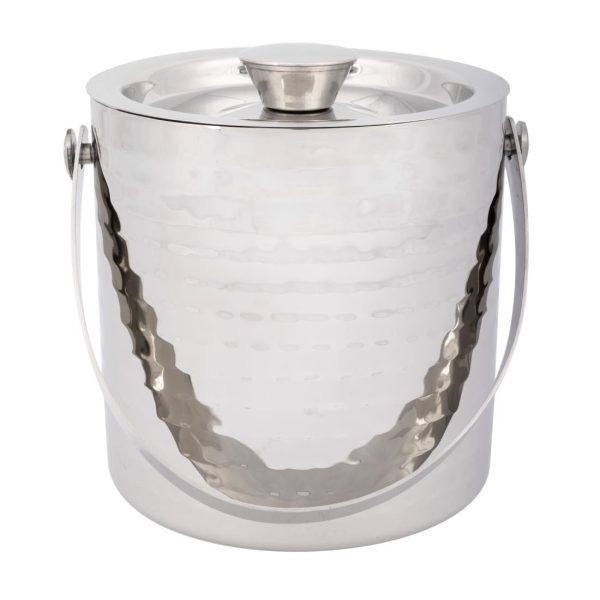 Olympia Hammered Double Wall Ice Bucket 1550ml