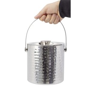 Olympia Hammered Double Wall Ice Bucket 1550ml