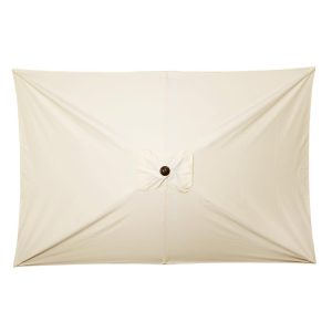 Bolero Seville Square Parasol 2x3m Cream