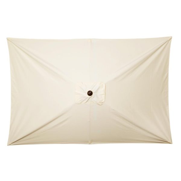 Bolero Seville Square Parasol 2x3m Cream