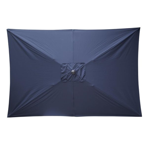 Bolero Seville Square Parasol 2x3m Navy Blue