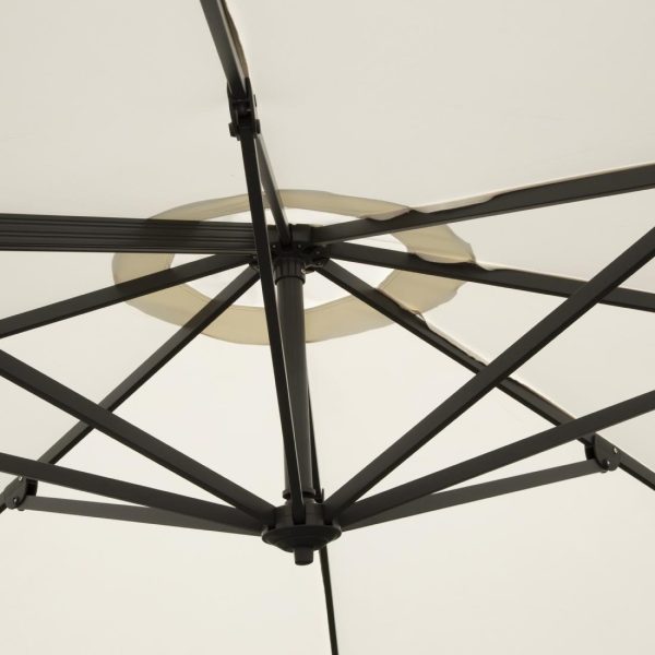 Bolero Venice Heavy Duty Parasol Cream 3.5m