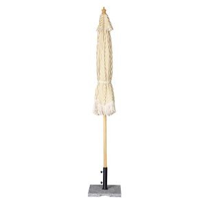 Bolero Sicily Round Striped Parasol 2m Diameter