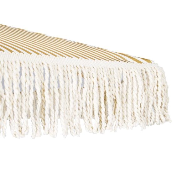 Bolero Sicily Round Striped Parasol 2m Diameter