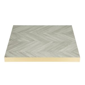 Bolero Pre-Drilled Table Top Chevron Design 700mm