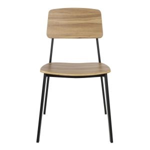 Bolero Beaufort Wooden Interior Dining Chairs (Pack of 2)