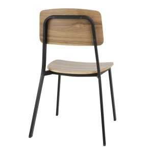 Bolero Beaufort Wooden Interior Dining Chairs (Pack of 2)