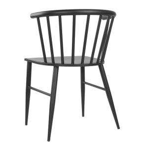 Bolero Harrowdene Black Spindle Chairs (Pack of 2)