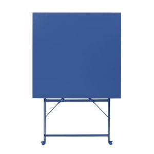 Bolero Perth Pavement Style Square Table Dark Navy