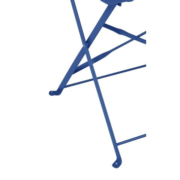 Bolero Perth Pavement Style Folding Chairs Dark Navy (Pack of 2)
