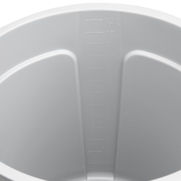 Jantex Grey Graduated Bucket with Pouring Lip 14ltr