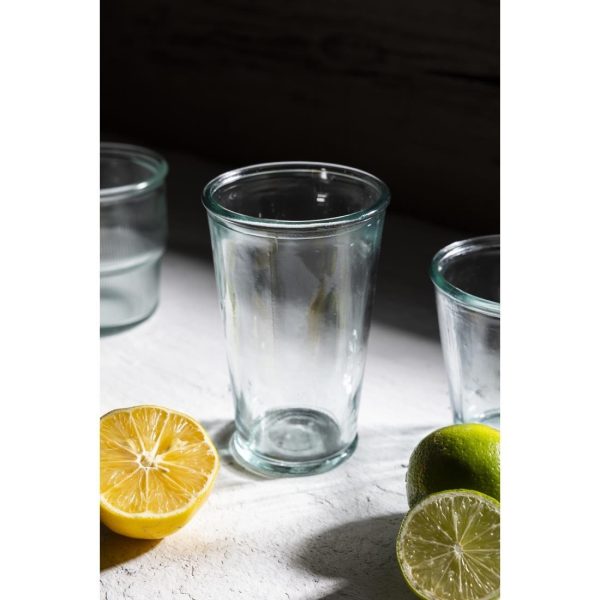 Olympia Recycled Glass Conical Tumblers 300ml (Pack of 6)