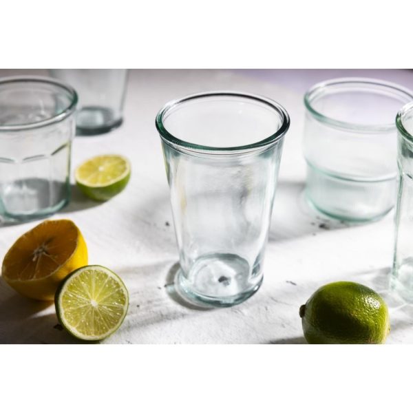 Olympia Recycled Glass Conical Tumblers 300ml (Pack of 6)