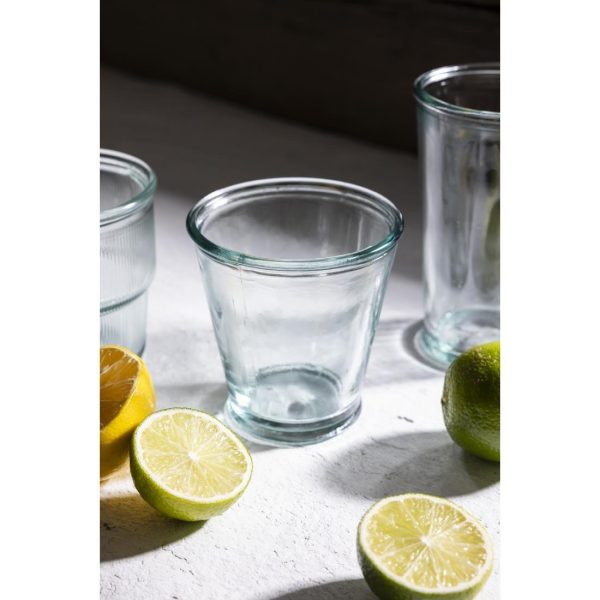 Olympia Recycled Glass Conical Tumblers 220ml (Pack of 6)