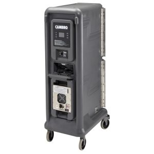 Cambro Ultra Pro Cart Tall Two Door Hot and Cold Food Cart Charcoal Grey