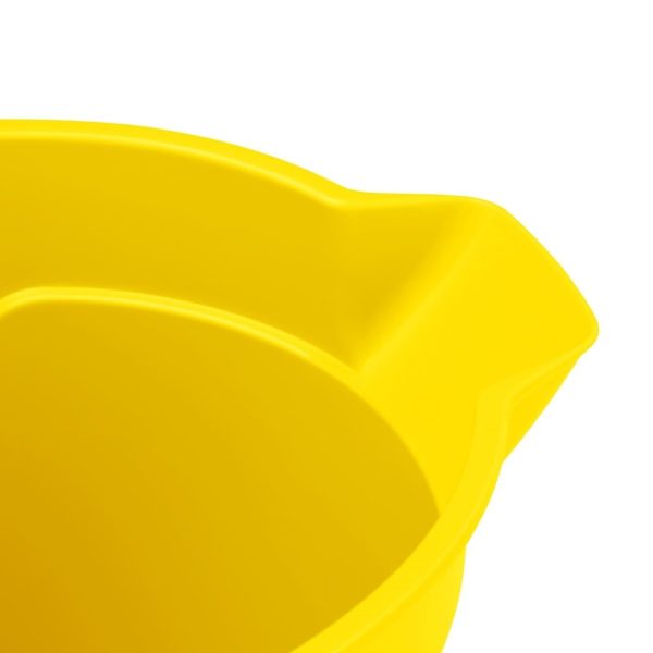 Jantex Yellow Graduated Bucket with Pouring Lip 10ltr
