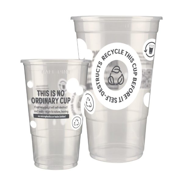 eGreen Printed TWOinONE Flexy Half-pint Glass CE Marked to Line (Pack of of 1000)