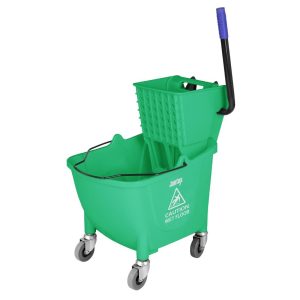 Jantex 30ltr Mop Bucket with Foot Pedal release – Green