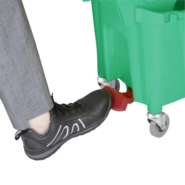 Jantex 30ltr Mop Bucket with Foot Pedal release – Green