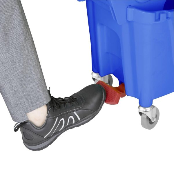 Jantex 30ltr Mop Bucket with Foot Pedal release – Blue