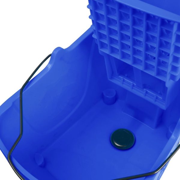 Jantex 30ltr Mop Bucket with Foot Pedal release – Blue