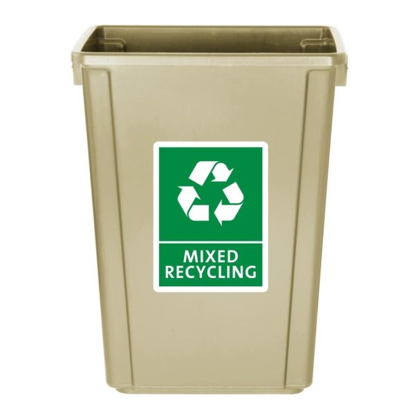 Jantex Slim Bin 60Ltr Beige