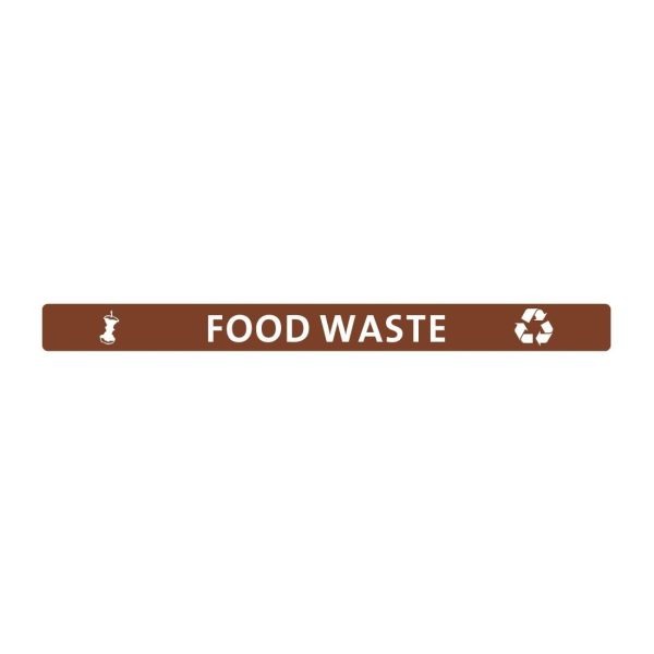 Jantex Slim Bin Lid Food Waste Label