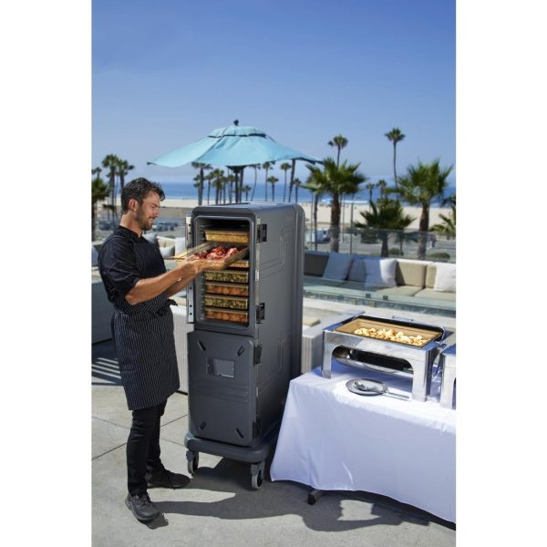 Cambro Ultra Pro Cart Tall Hot Cart Charcoal Grey